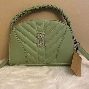 NWT Steve Madden (bhardyy) Top Handle Satchel/ Crossbody Bag - Green